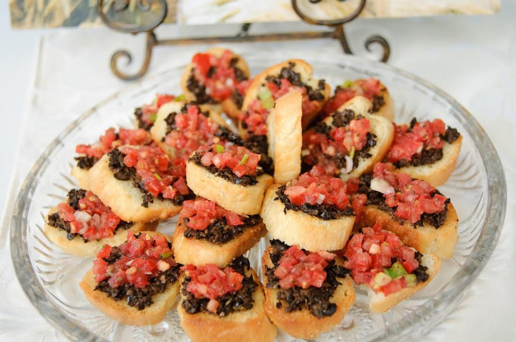 Bruschetta Recipe - A Party Favorite - Table for Fifty